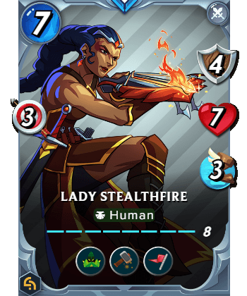 The Lady Stealthfire card