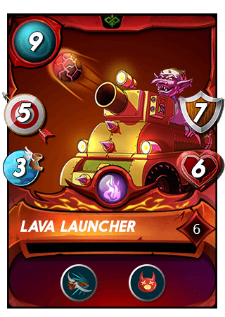 The Lava Launcher card