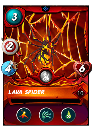 The Lava Spider card