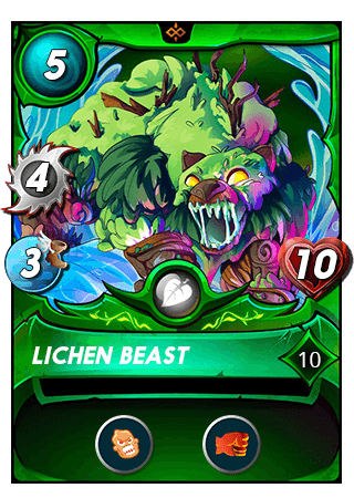 The Lichen Beast card