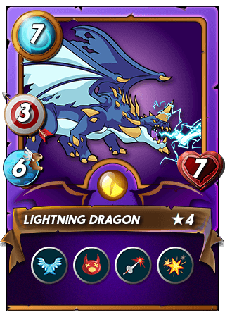 The Lightning Dragon card