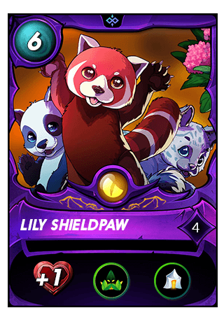The Lily Shieldpaw card