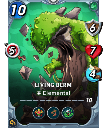 The Living Berm card