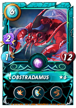 The Lobstradamus card