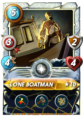 The Lone Boatman card