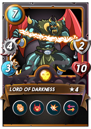 The Lord of Darkness card