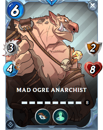 The Mad Ogre Anarchist card
