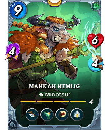 The Mahkah Hemlig card