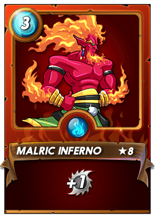 The Malric Inferno card