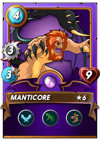 The Manticore card
