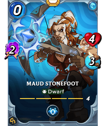 The Maud Stonefoot card