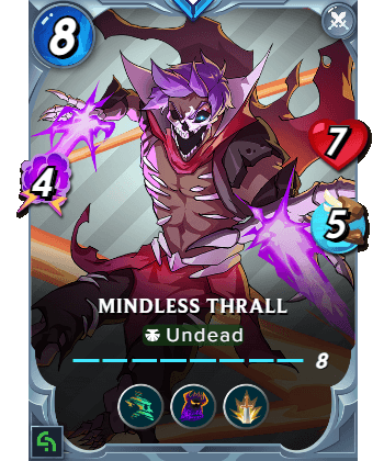 The Mindless Thrall card