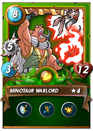 The Minotaur Warlord card