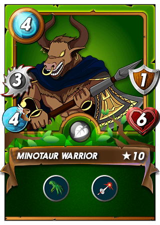 The Minotaur Warrior card