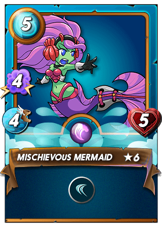 The Mischievous Mermaid card