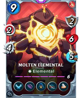 The Molten Elemental card