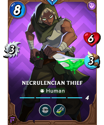 The Necrulencian Thief card