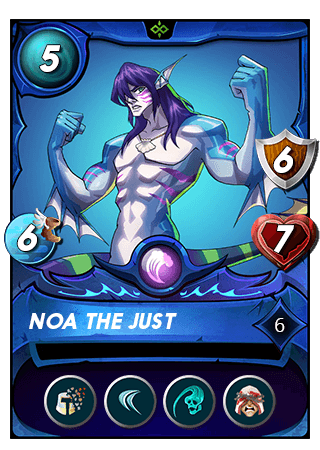 The Noa the Just card