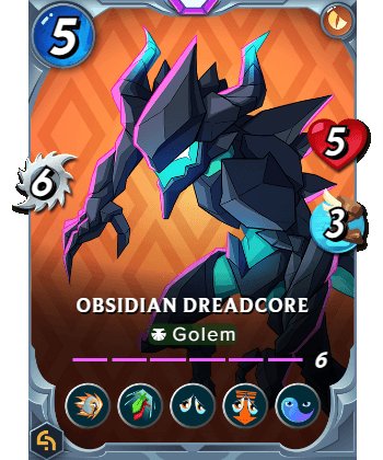 The Obsidian Dreadcore card