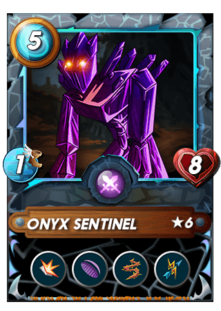 The Onyx Sentinel card