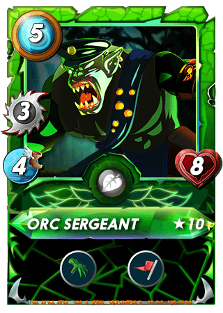 The Orc Sergeant card