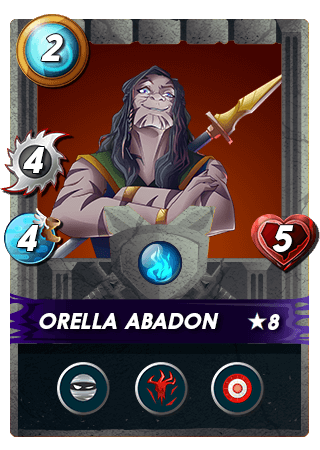 The Orella Abadon card
