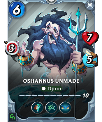 The Oshannus Unmade card