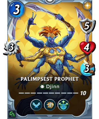 The Palimpsest Prophet card