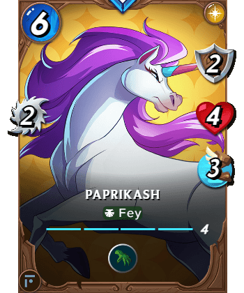 The Paprikash card