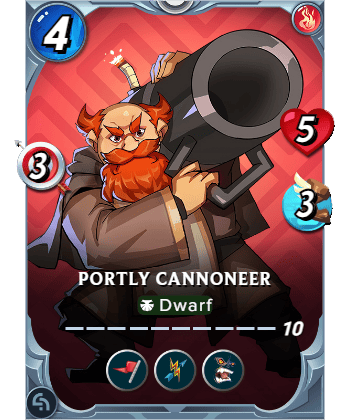 The Portly Cannoneer card