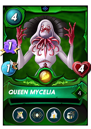 The Queen Mycelia card