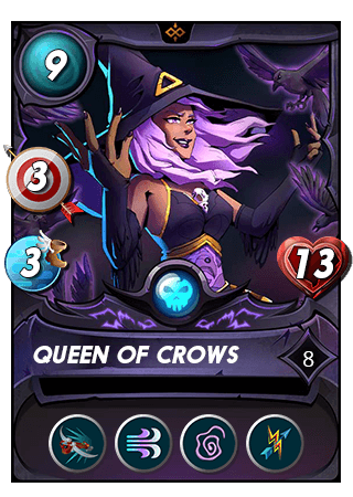 The Queen of Crows card