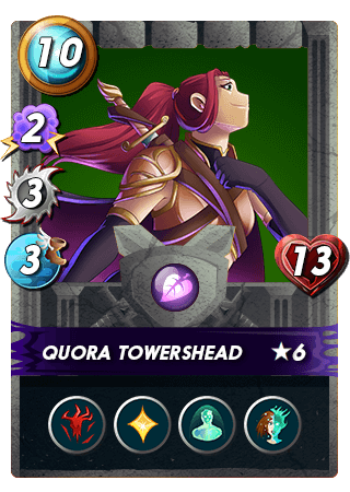 The Quora Towershead card