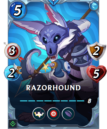 The Razorhound card