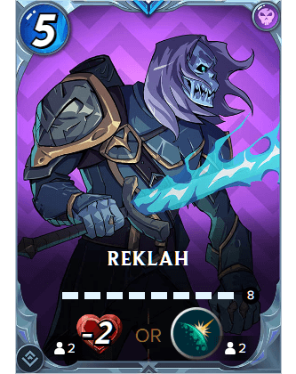 The Reklah card