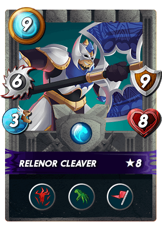 The Relenor Cleaver card