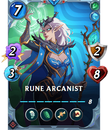 The Rune Arcanist card