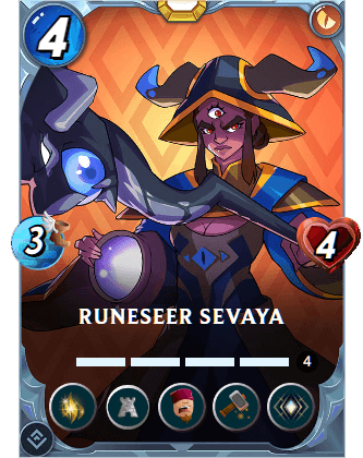 The Runeseer Sevaya card