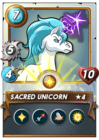 The Sacred Unicorn card