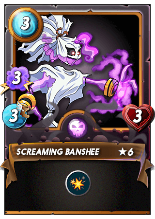 The Screaming Banshee card