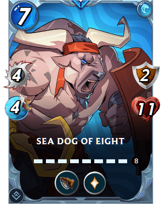 The Sea Dog of Eight card