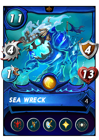 The Sea Wreck card