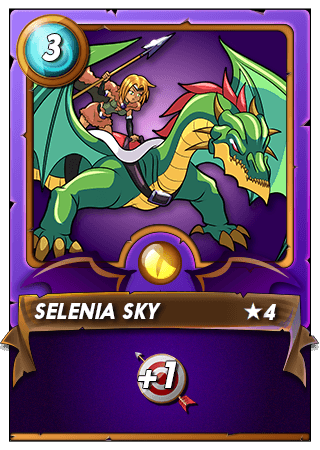 The Selenia Sky card