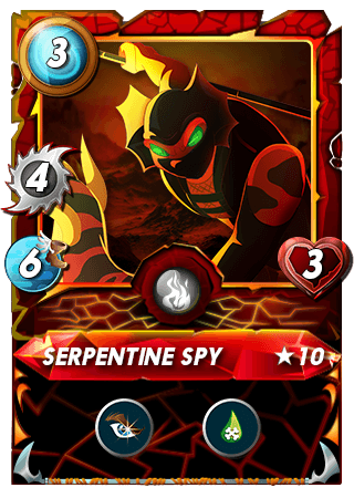 The Serpentine Spy card