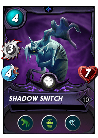 The Shadow Snitch card