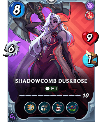 The Shadowcomb Duskrose card