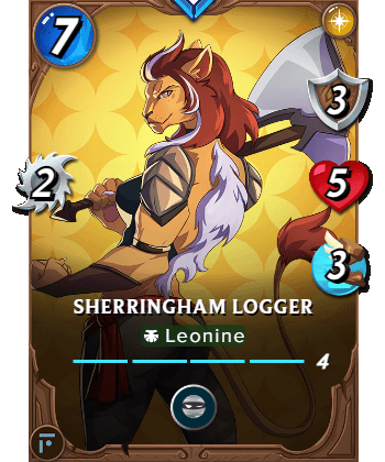 The Sherringham Logger card