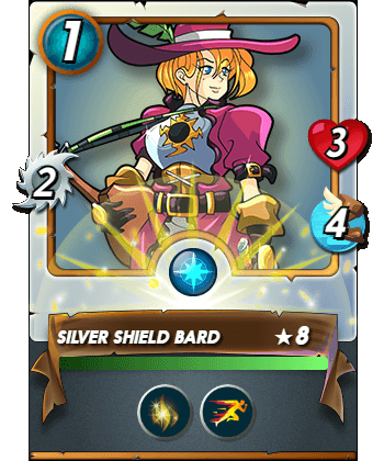 The Silver Shield Bard card