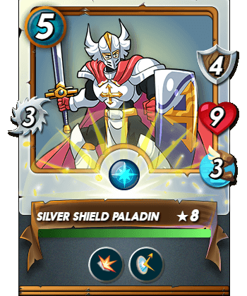 The Silver Shield Paladin card