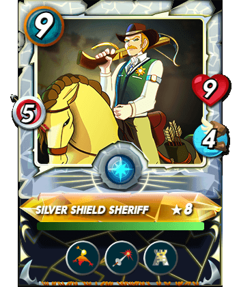 The Silver Shield Sheriff card